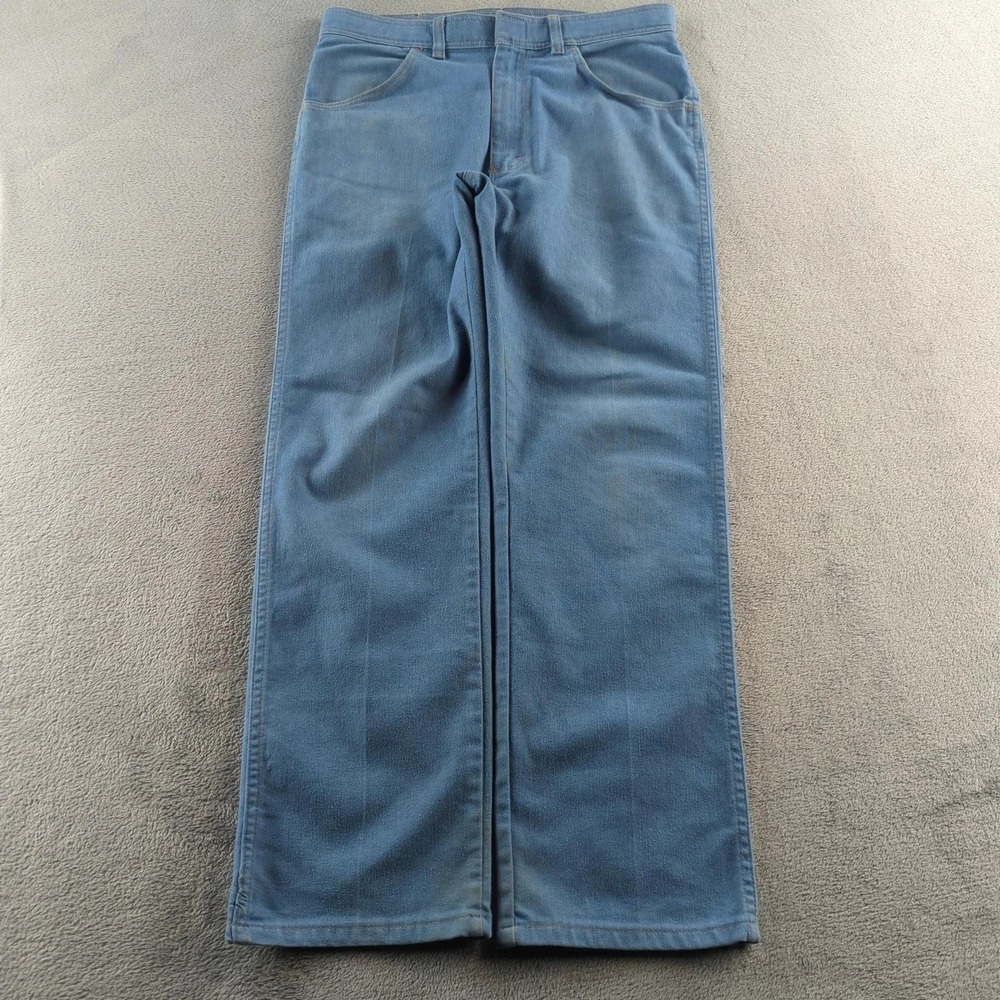 Vintage‎ 80s Wrangler Jeans Mens 34x30 (Fits 32x30) Blue Light Wash Made In USA